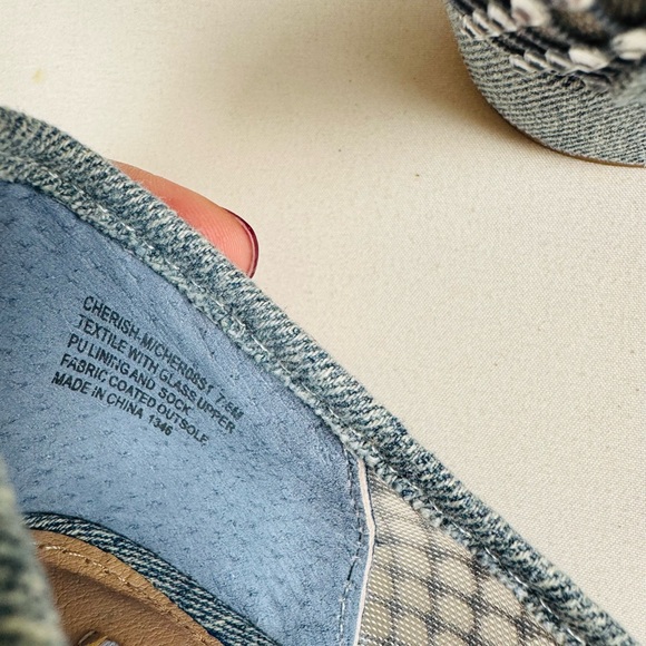 Steve Madden Cherish Mesh Denim Ballet Flat Blue Women’s 7.5 Retail $89 - Picture 5 of 8